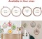 5 Pcs 5 Inch Embroidery Hoops, Round Imitated Wood Cross Stitch Hoop